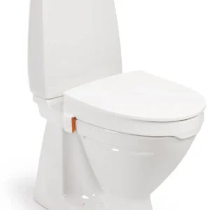 Toalettsitsförhöjare My-Loo med kantstopp och lock, 6 cm